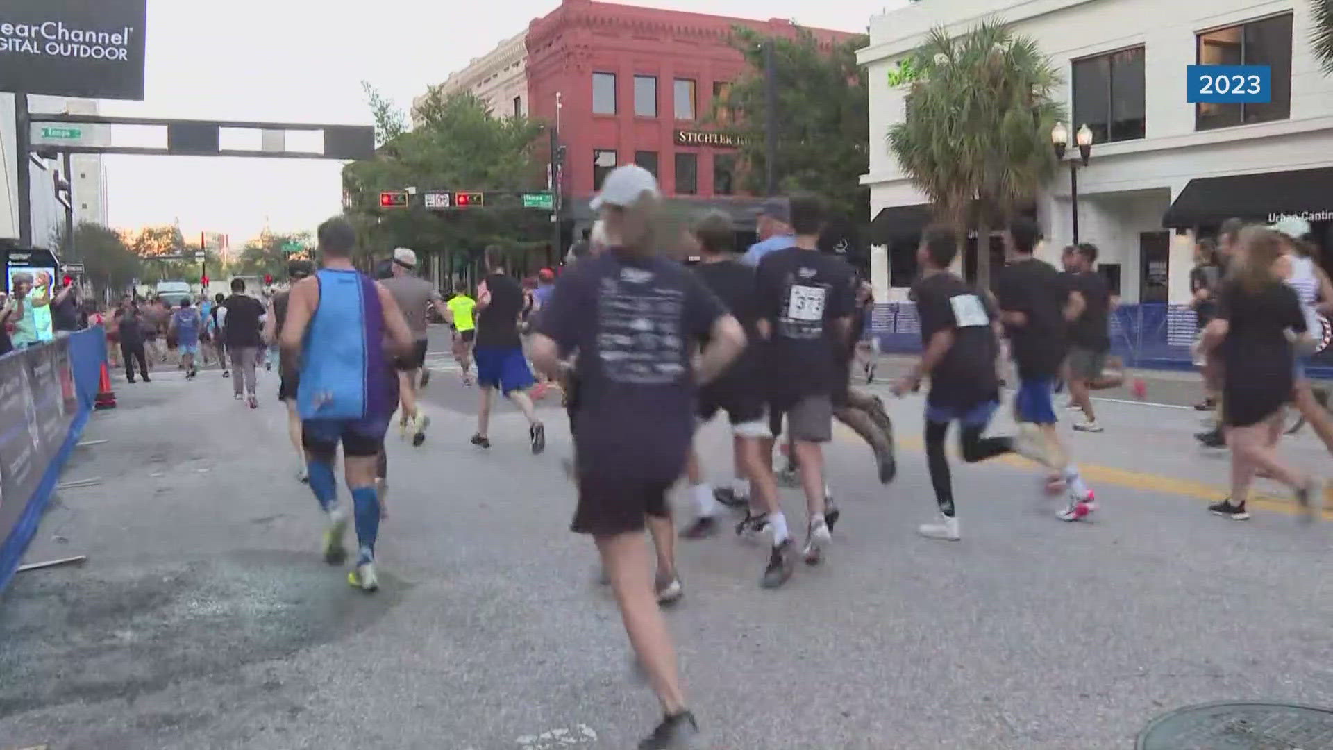 10 Tampa Bay's Nick Volturo is at Lykes Gaslight Square Park to speak with this year's participants.