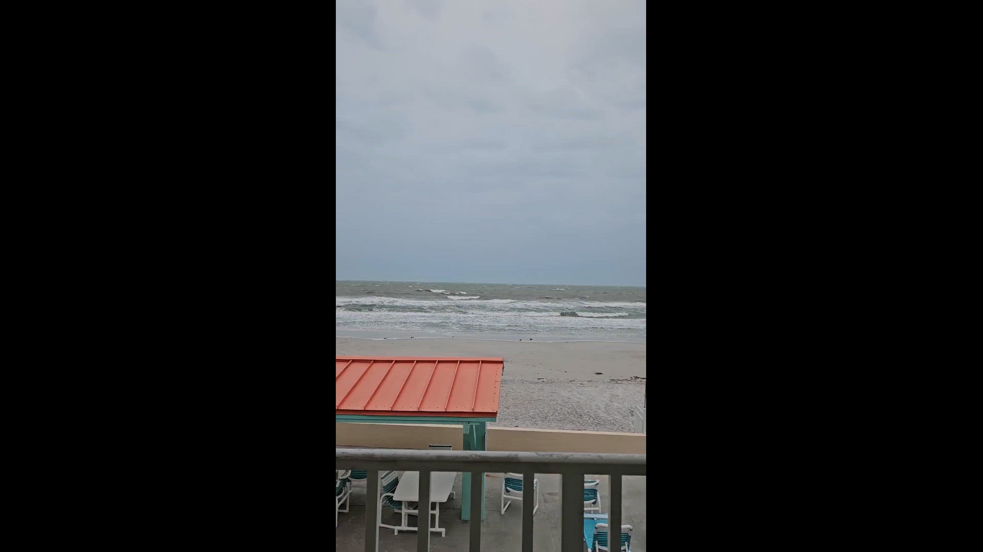 Our vacation spot in Redington Beach. We are locals from Pasco County. So much stronger winds than inland.
Credit: Amber