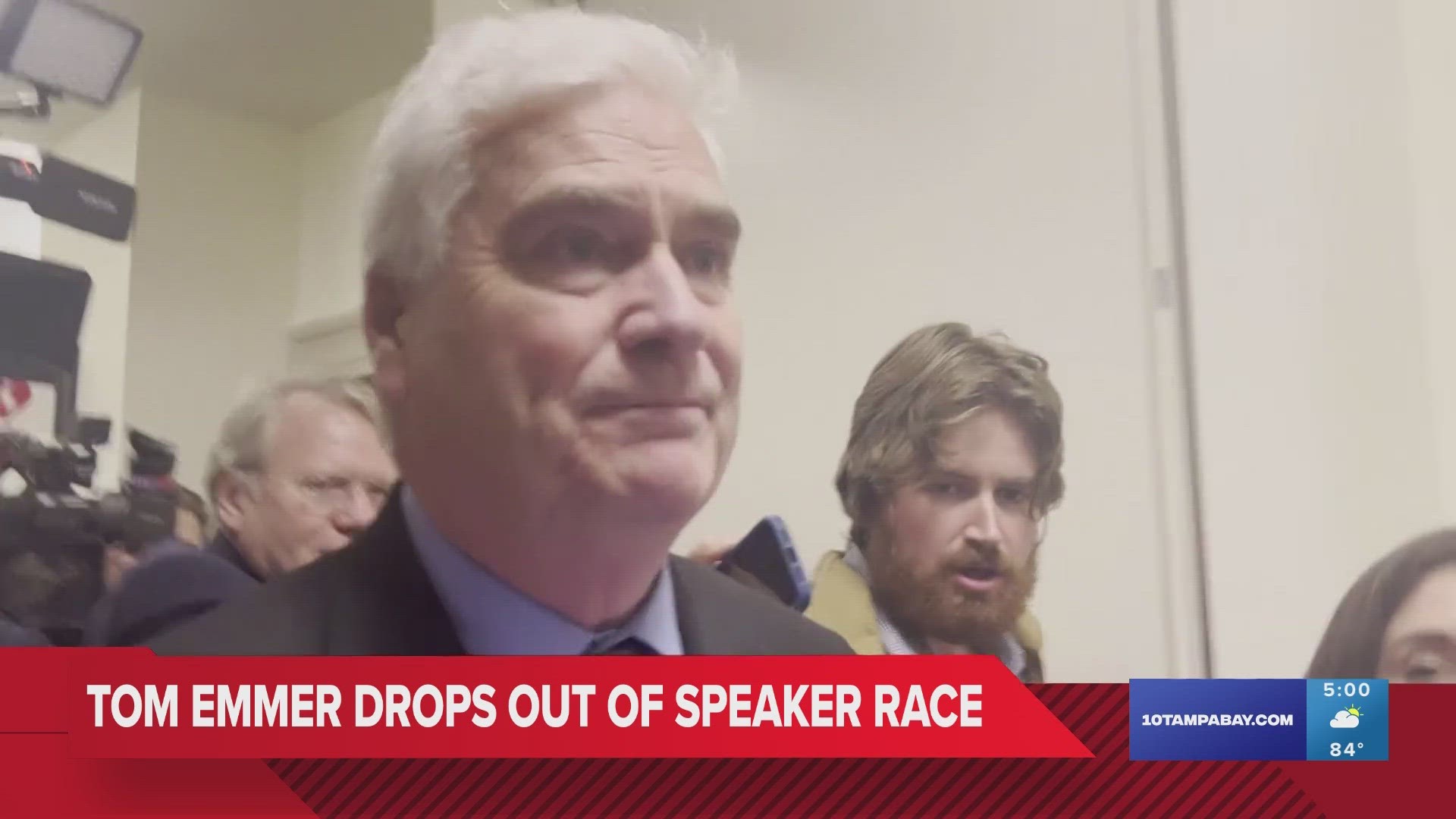 Emmer withdrew hours after winning the internal party nomination once it became clear he would not have enough support from GOP colleagues for the gavel.