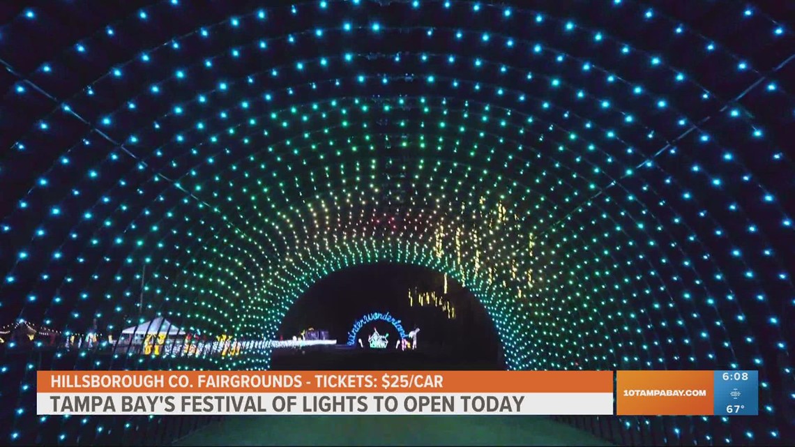 Tampa Bay's Festival of Lights opens on Thanksgiving