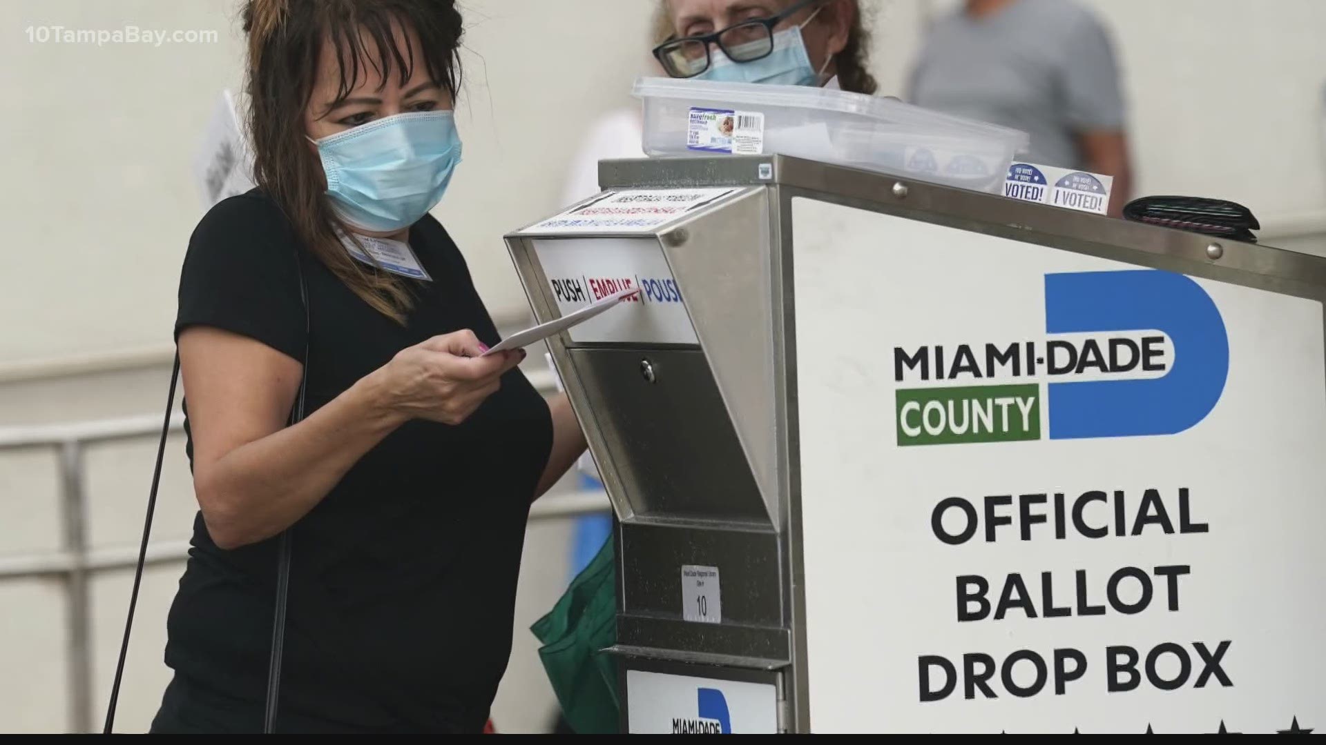 The controversial legislation changes Florida's vote-by-mail system, including by restricting drop box use and altering how requests are done.