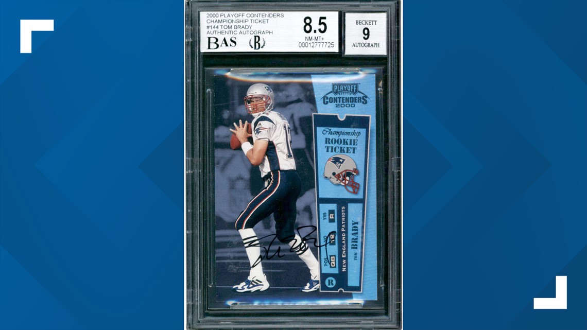 Tom Brady rookie card sells for record $1.32 million