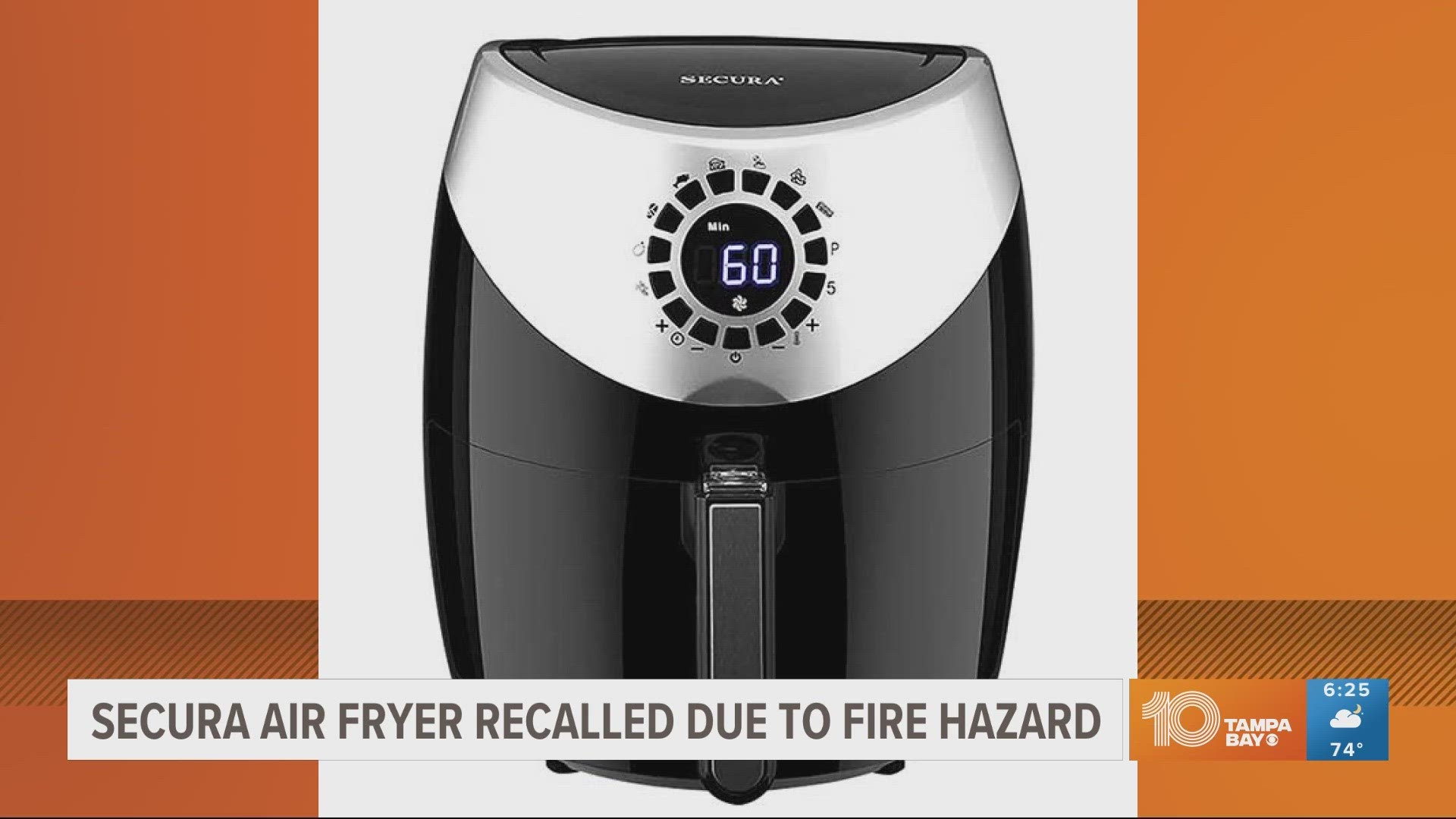 Fire, burn hazard triggers Secura air fryer recall - Top Class Actions