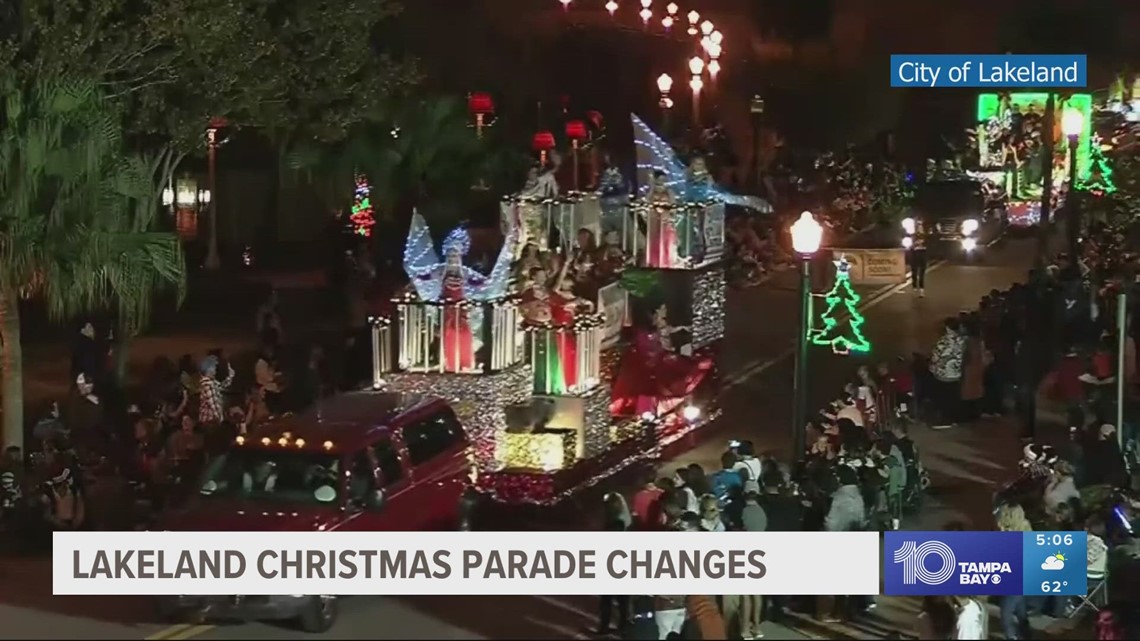 Route reminder This year's Lakeland Christmas Parade has a significant