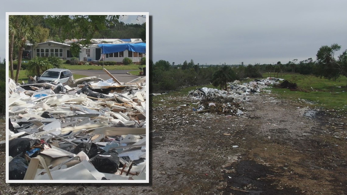 Sarasota mobile park homeowners finally see Ian debris removal - Vimarsana News