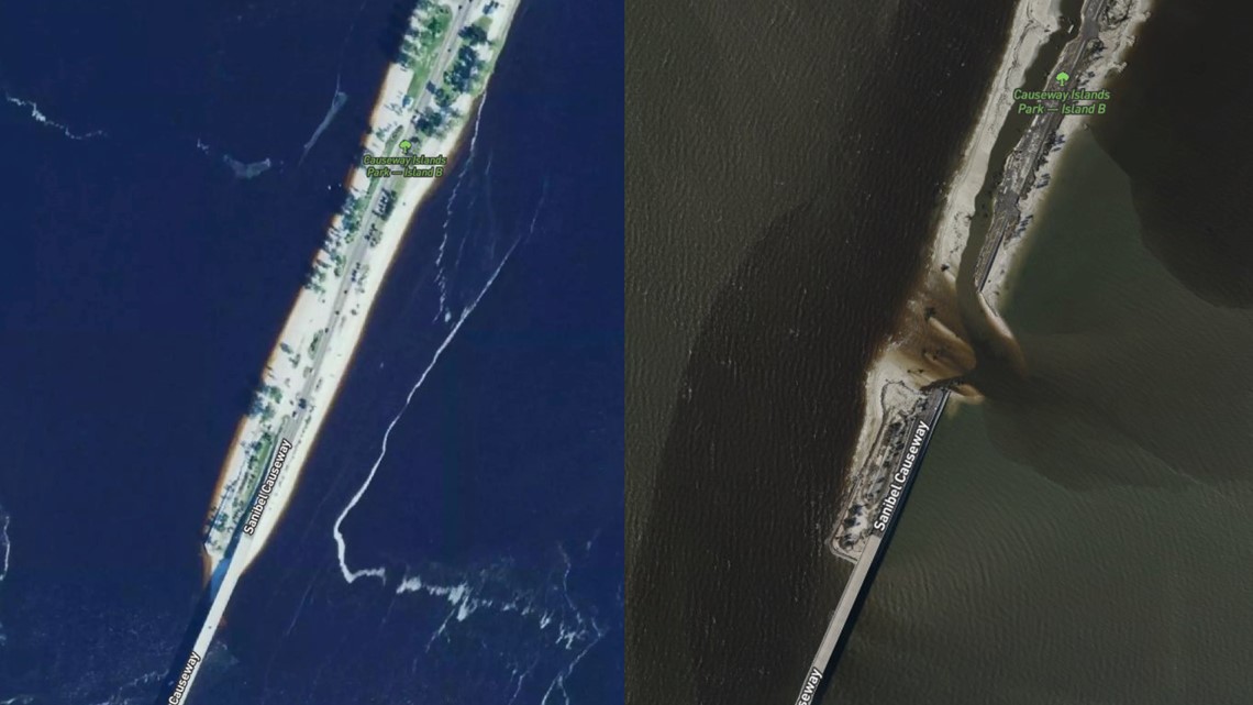 Before and after photos of Hurricane Ian damage in Florida - Vimarsana News