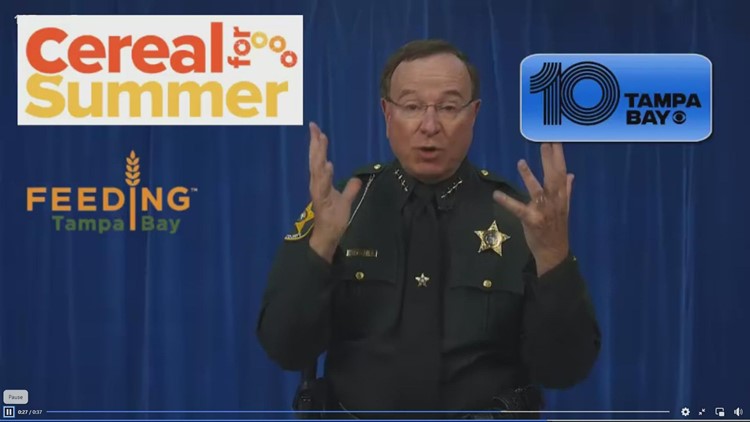 Polk County Sheriff Grady Judd joins forces with 10 Tampa Bay, Feeding Tampa Bay for Cereal for Summer