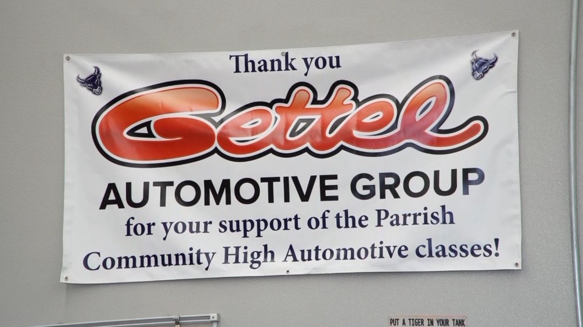 Parrish school's automotive program receives 25K donation