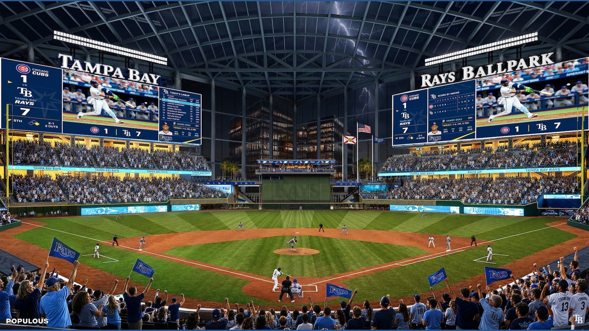 Tampa Bay Rays unveil inside renderings of new stadium project | wtsp.com
