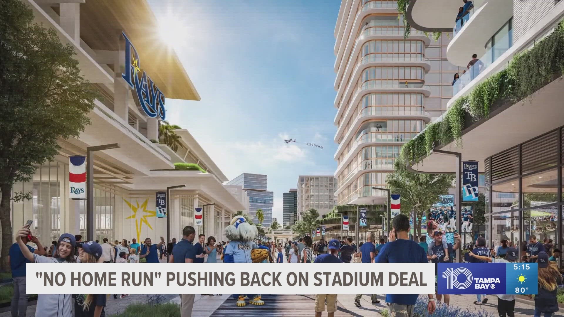 The proposal calls for St. Pete and Pinellas County to pay roughly $600 million. The city would also sell the land around the stadium for more than $100 million.