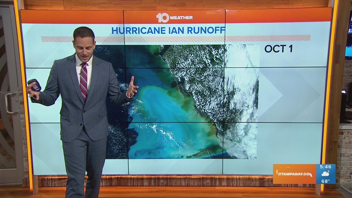 Photos from space show Florida 'shedding' water from Hurricane Ian