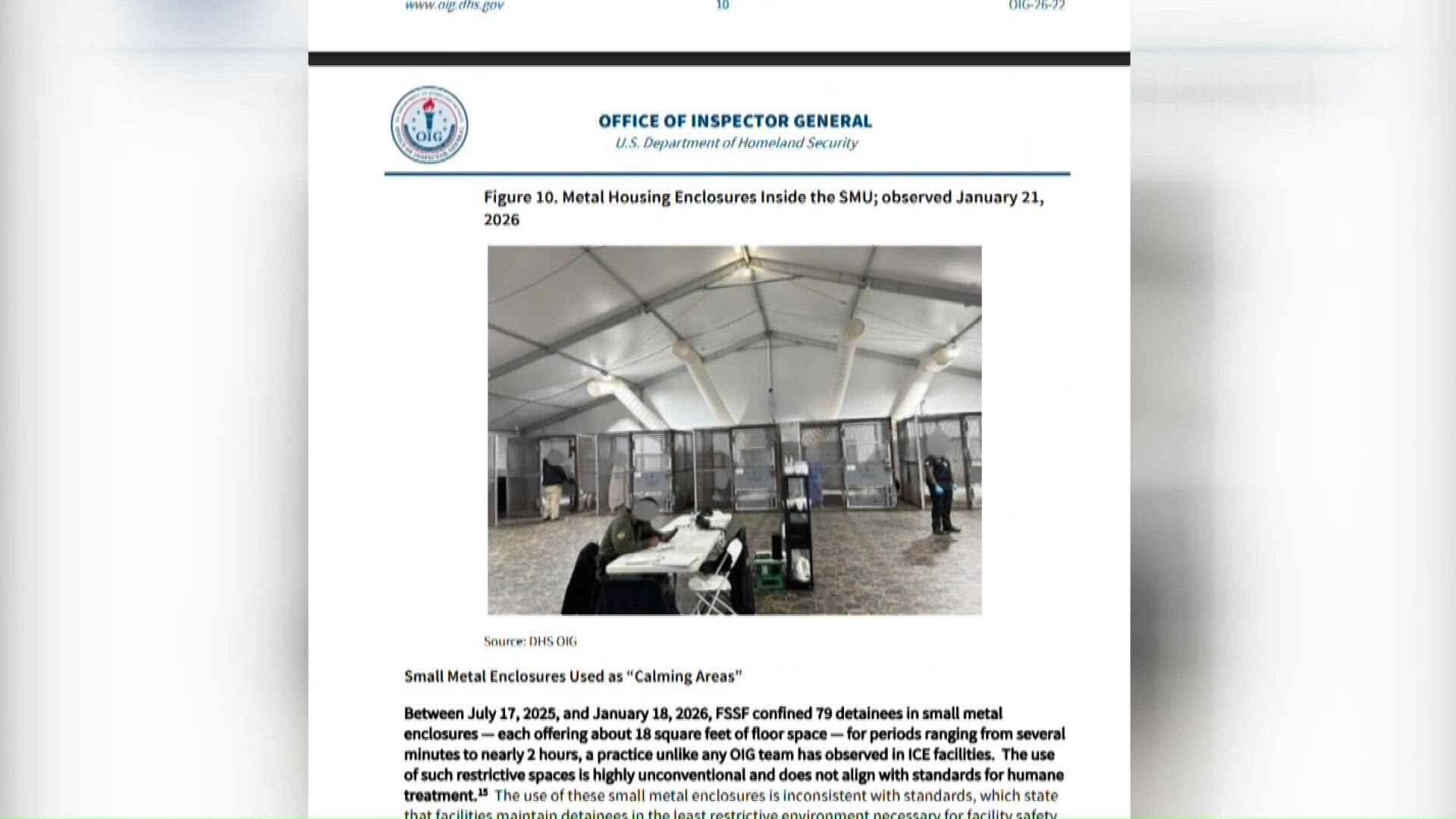 DHS report finds Alligator Alcatraz fell short of federal health