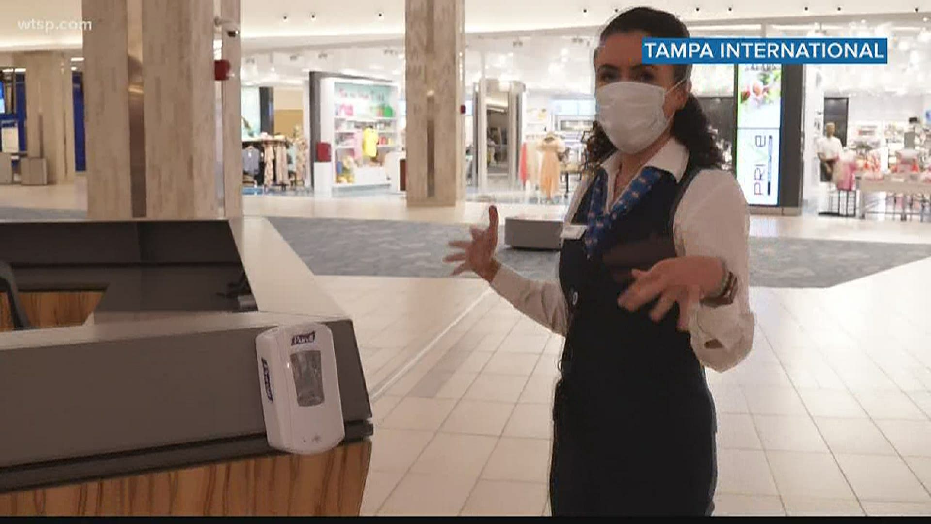 The TPA Ready initiative will see more frequent cleaning crews, plastic shields at high traffic areas and employees wearing face masks.