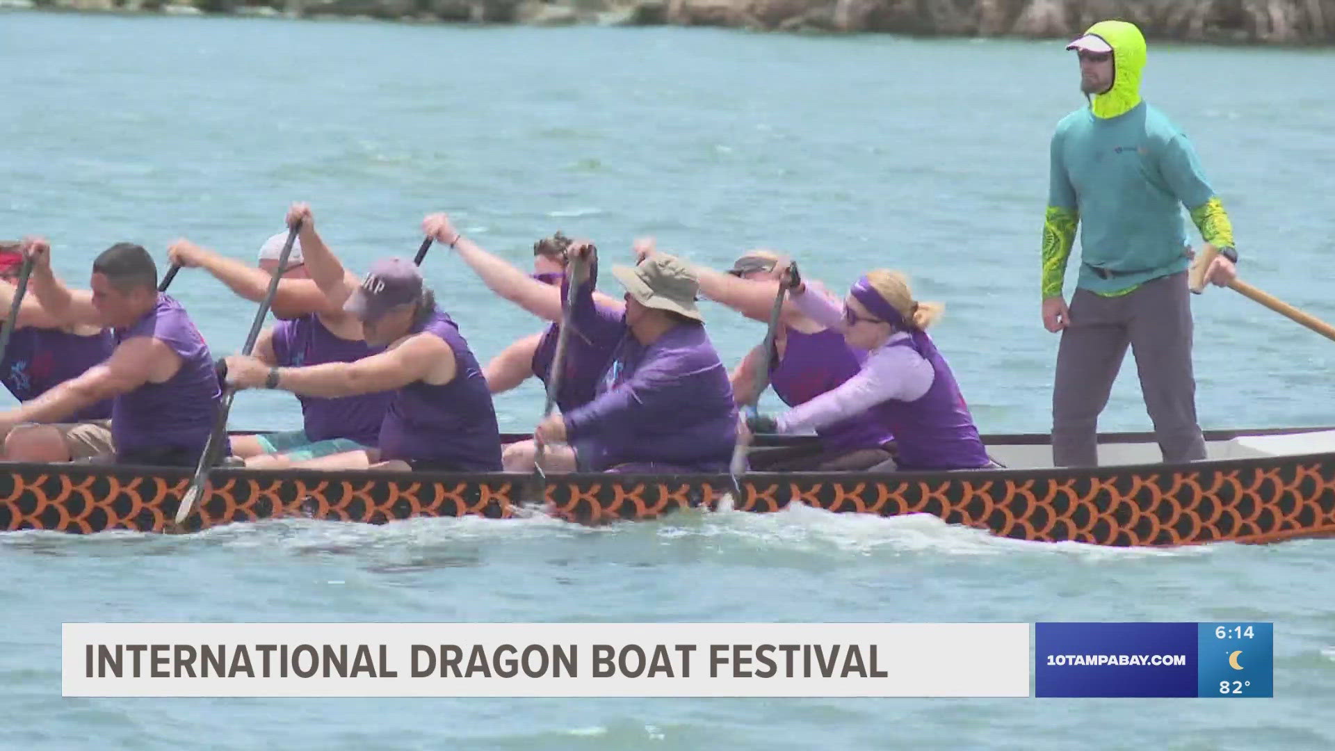 Teams from all over the country and around the world took to the water in both 10 and 20 paddler boats that originated in ancient China.