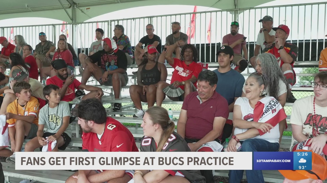 Tampa Bay Bucs fans get first glimpse at season practice | wtsp.com