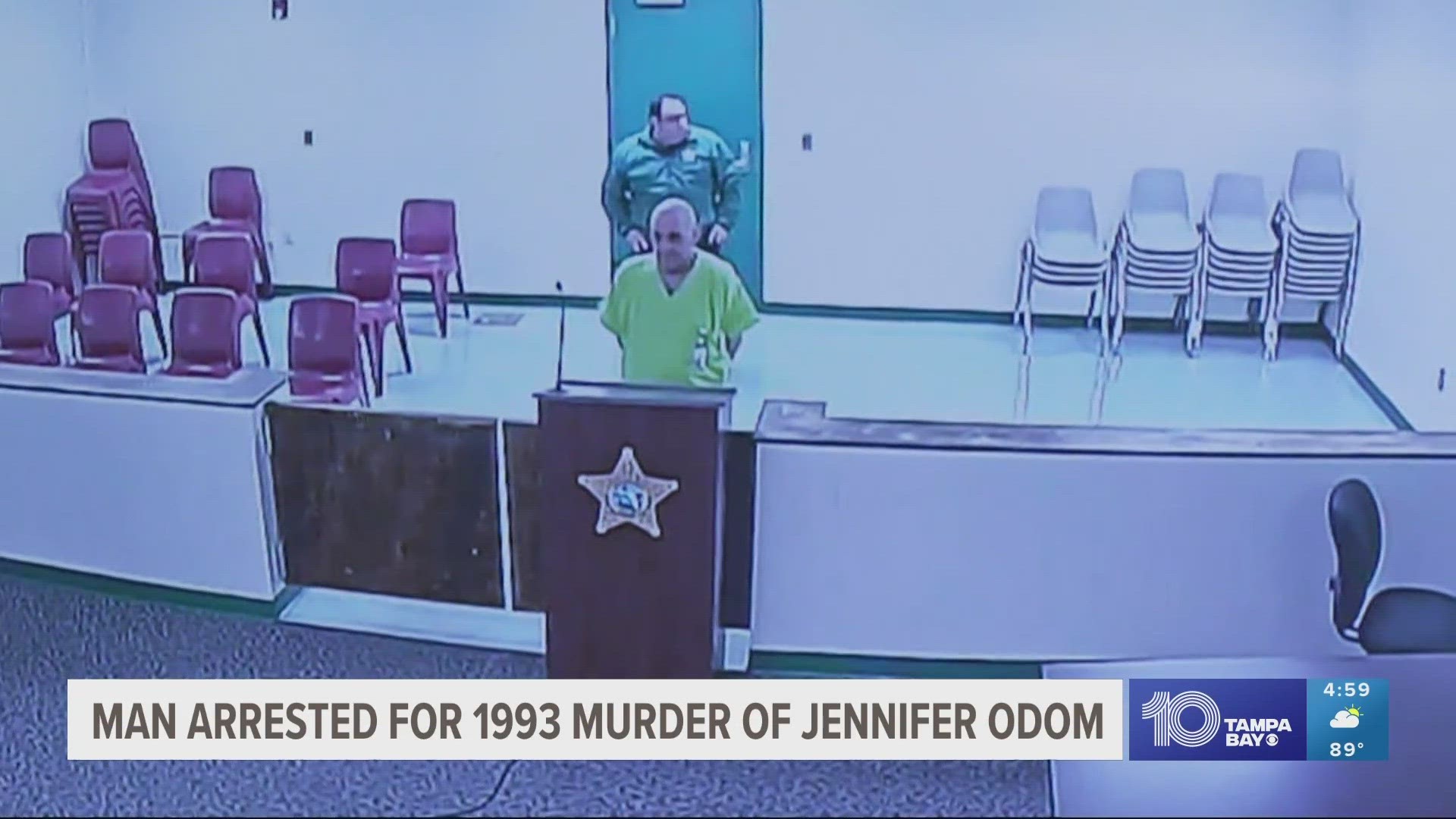 Jeffrey Crum, now 61, has been arrested in connection to the 1993 murder of 12-year-old Jennifer Odom.