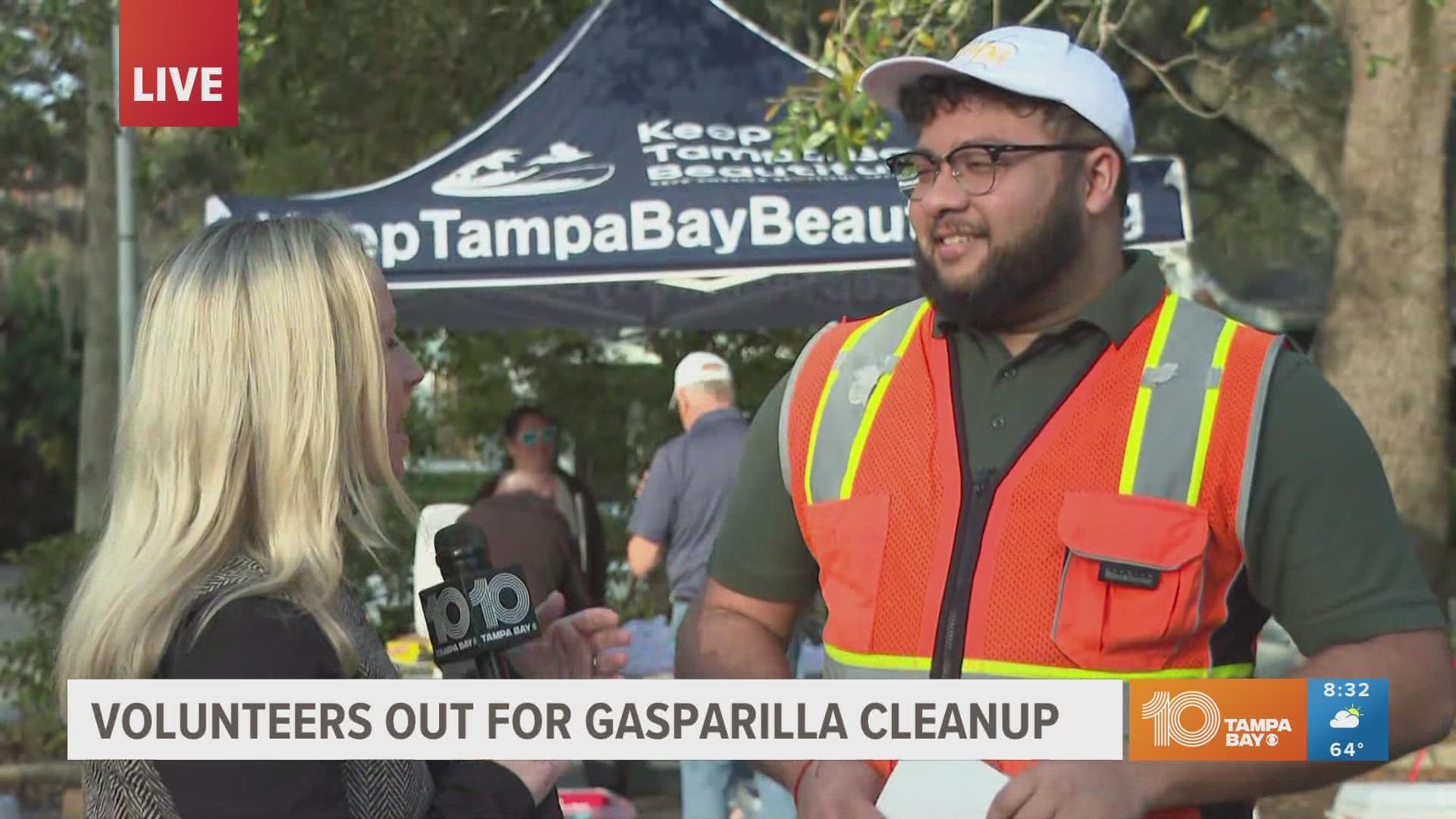 Every year Keep Tampa Bay Beautiful leads the effort to clean up after the area's largest event.
