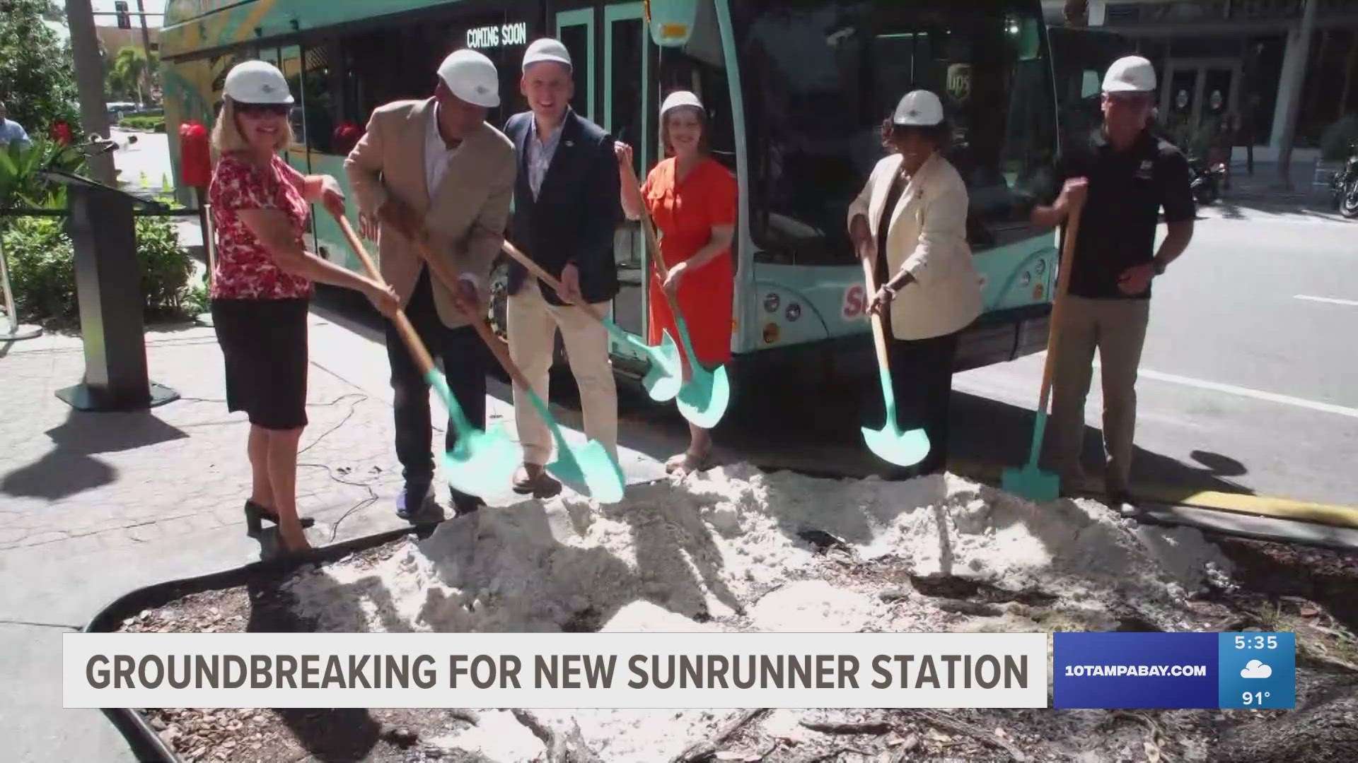 Pinellas County says the new station will be a "key transit connection."