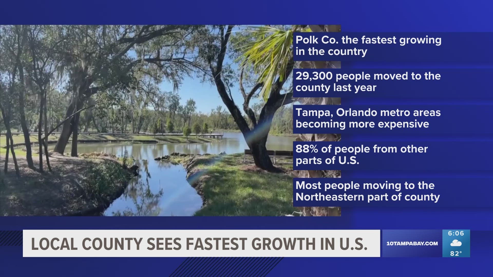 More than 29,300 people moved last year to the county, according to the U.S. Census Bureau.