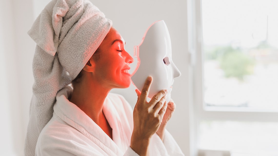 LED light therapy masks Do they work against acne, aging?