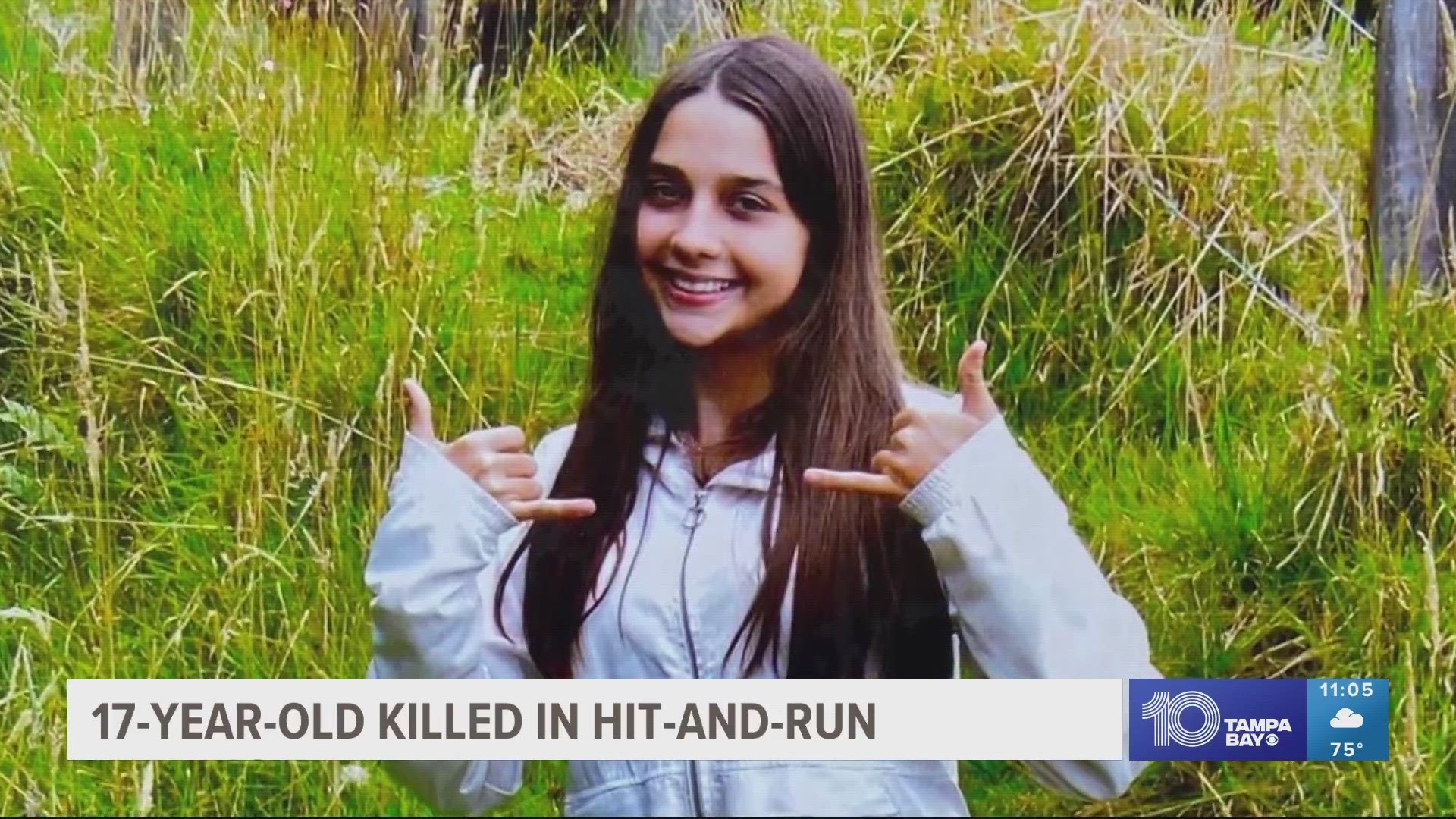 17-year-old Mia Schoen of Pompano Beach was visiting Tarpon Springs with friends when she was hit and killed while crossing the street early Tuesday morning.