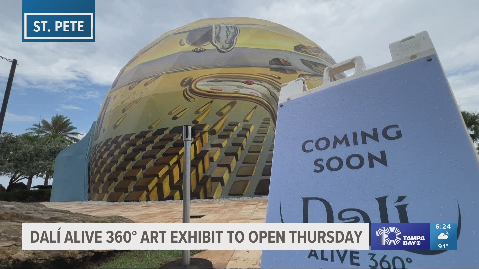 This immersive exhibit will tell the story of the surrealist painter's life in the museum's brand new addition: The Dalí Dome.