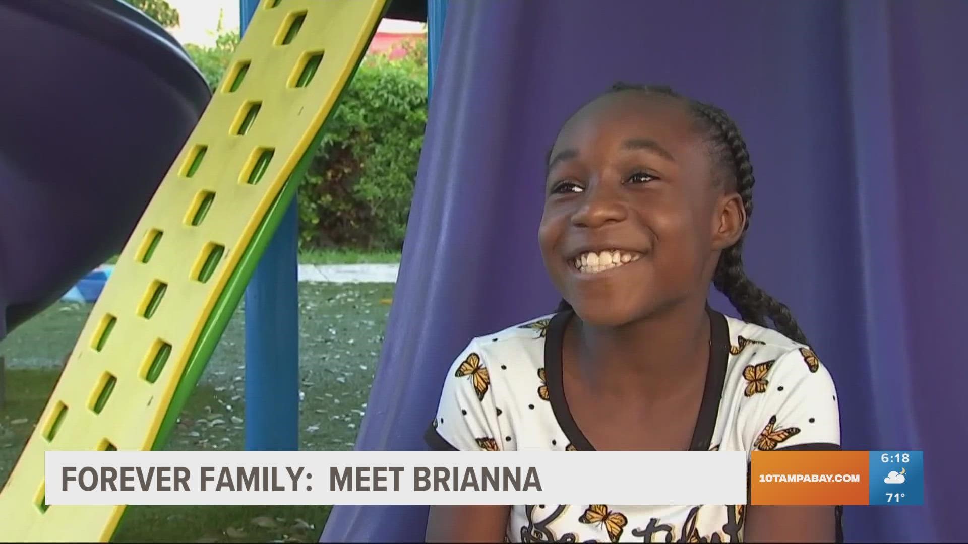 10-year-old Brianna is charismatic and she already knows that to have a family is to have a gift. Adoption from foster care is free.
