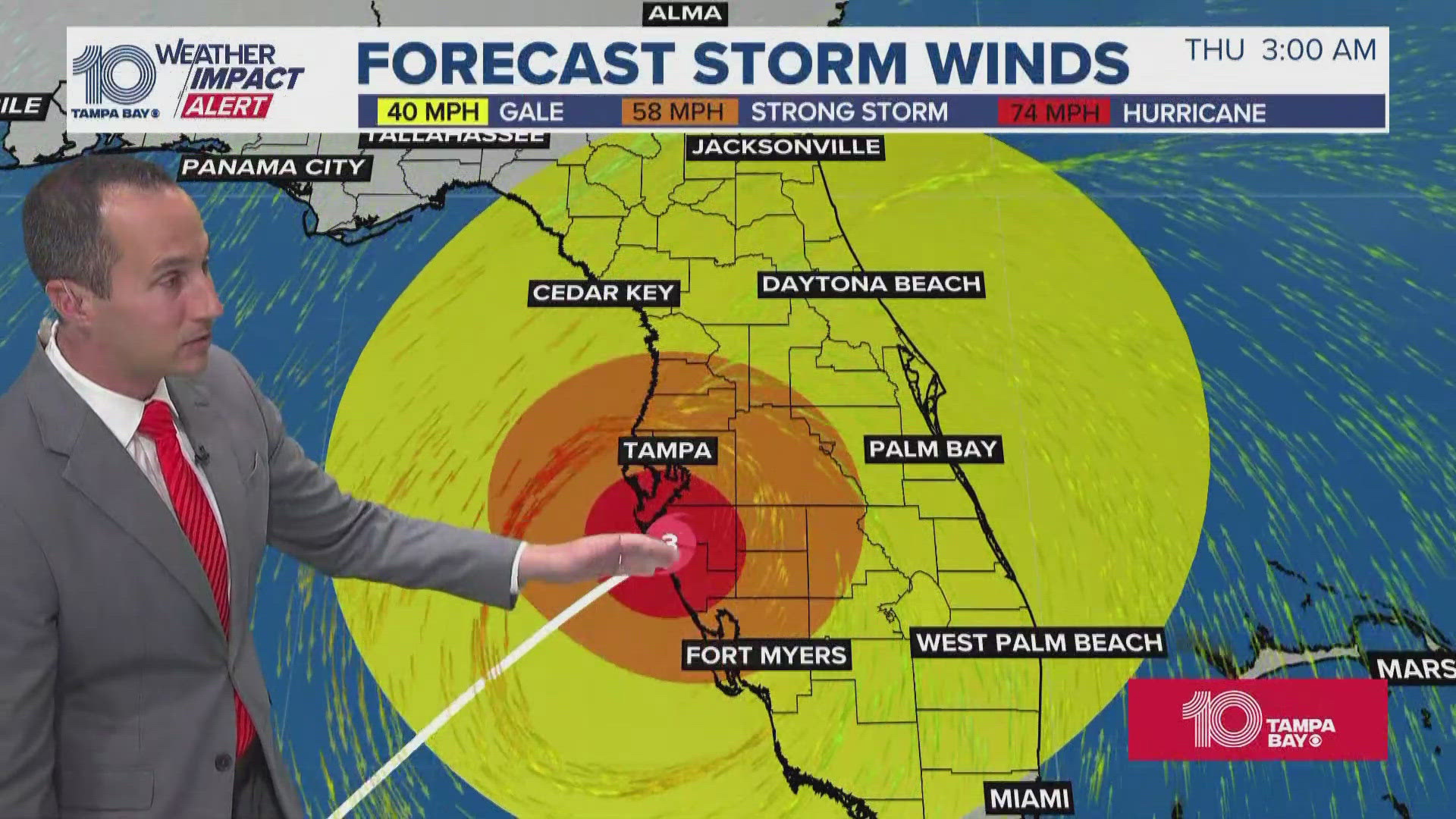 Hurricane Milton continues at Category 5 strength as it approaches Florida's west coast the National Hurricane Center said.