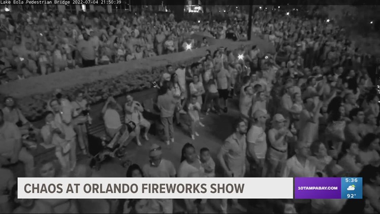 Shooting scare sparks chaos at Orlando firework show