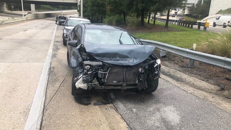4 hurt, police SUV hit in crash on I-275 in Tampa | wtsp.com