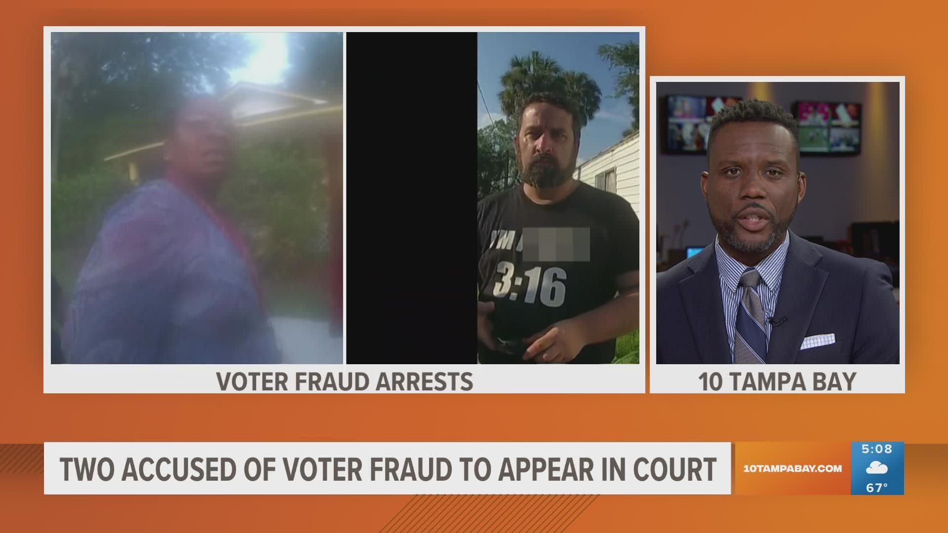 Romona Oliver and Nathan Hart are two of 20 Floridians who were arrested under the state's controversial election fraud program.