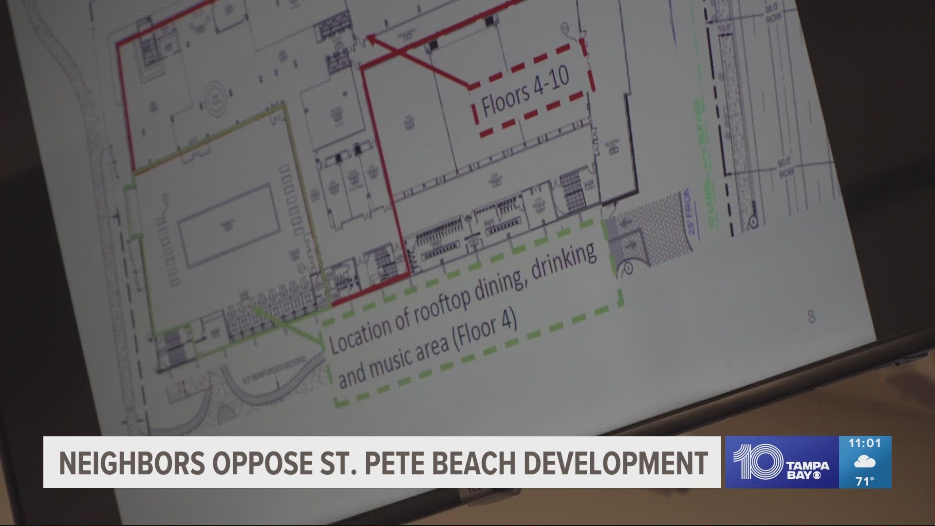 Neighbors in St. Pete Beach have a problem with the plans.