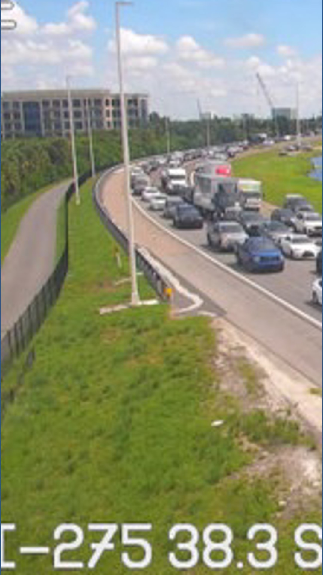 All southbound lanes of Howard Frankland Bridge closed after crash