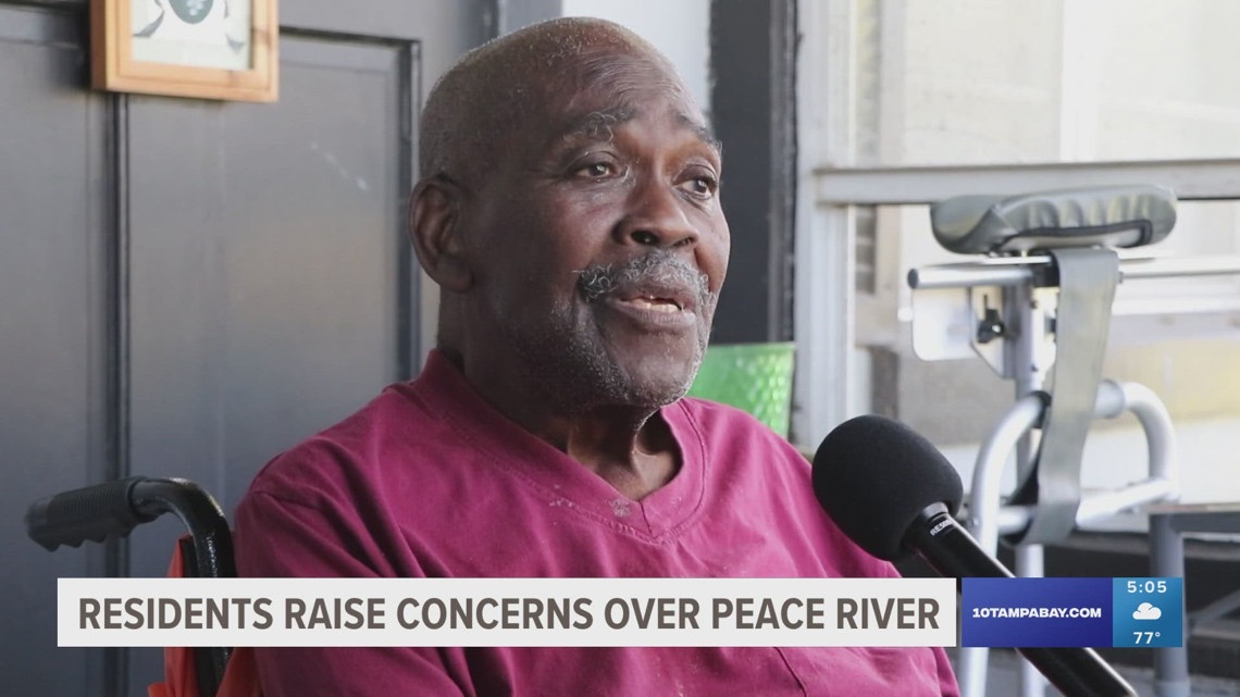 Residents raise concerns over Peace River water level