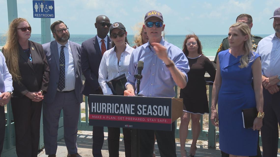 Sen. Rick Scott voices concern with FEMA in St. Pete Beach - Vimarsana News
