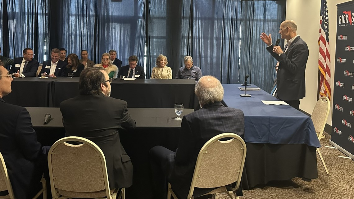 Sen. Rick Scott visits Tampa, pledges to fight antisemitism - Vimarsana News