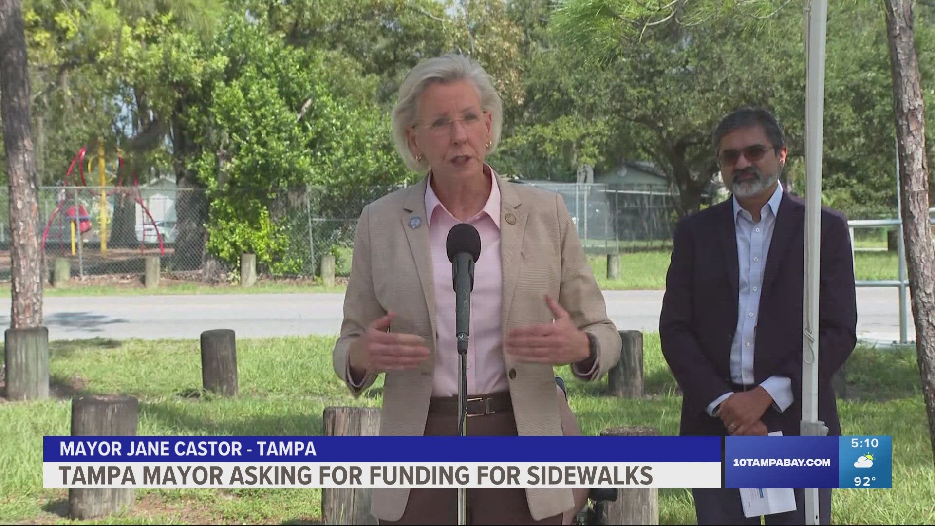 Tampa Mayor makes pitch to raise taxes to fix sidewalks