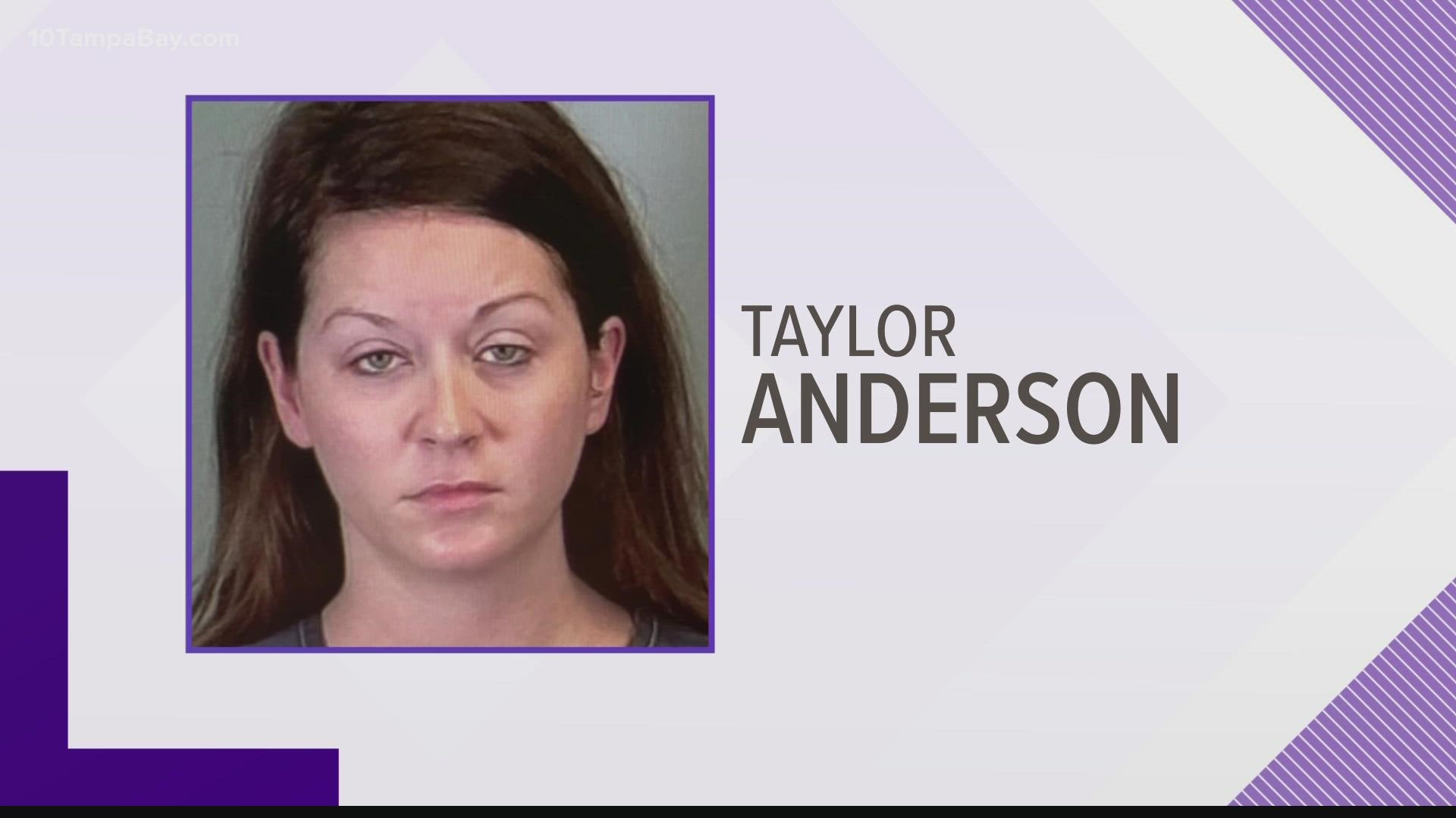 Manatee County deputies say Taylor Anderson, 38, had an "unlawful relationship" with the student.