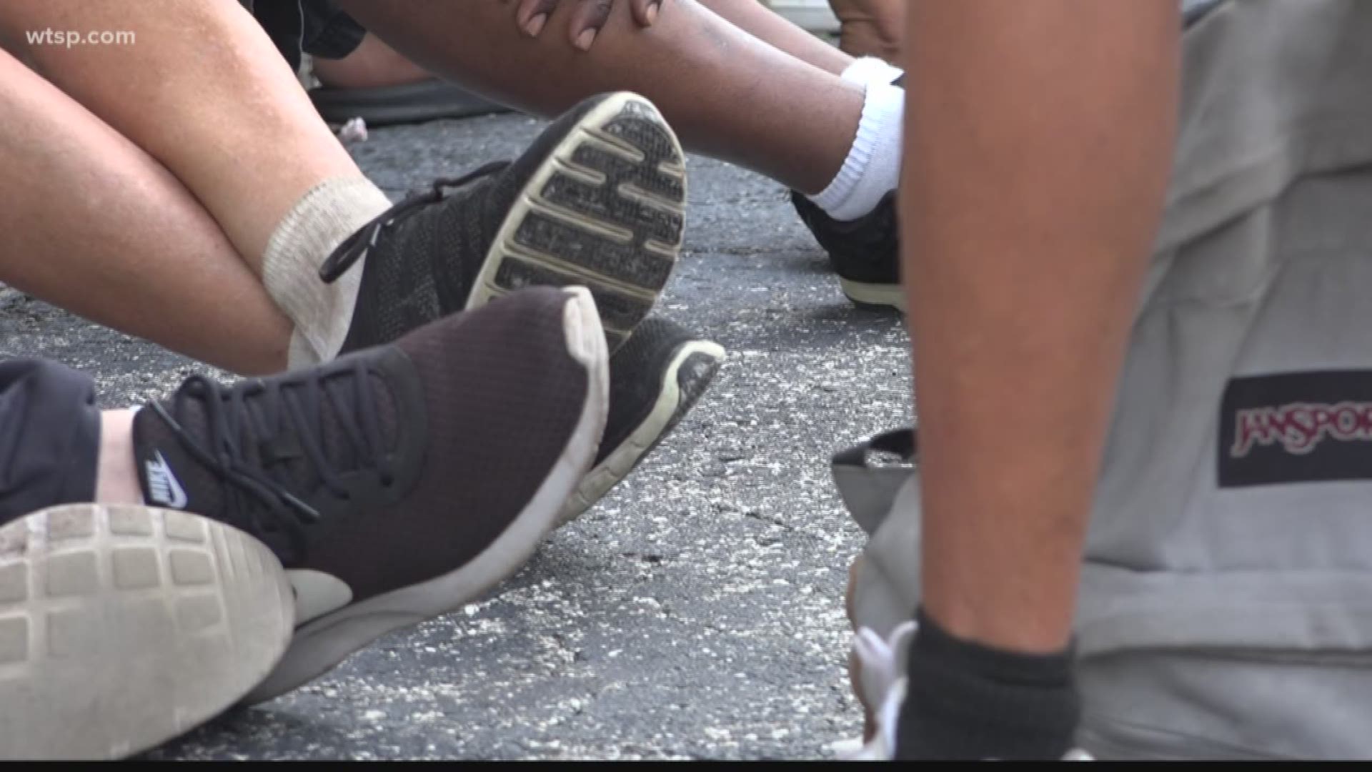 In addition to pizza, toiletries and haircuts, homeless men and women come to the same area each weekend to converse. The one-on-one connections built with caring volunteers have fostered a feeling of trust between everyone involved with the outreach. https://on.wtsp.com/2GqPWfn