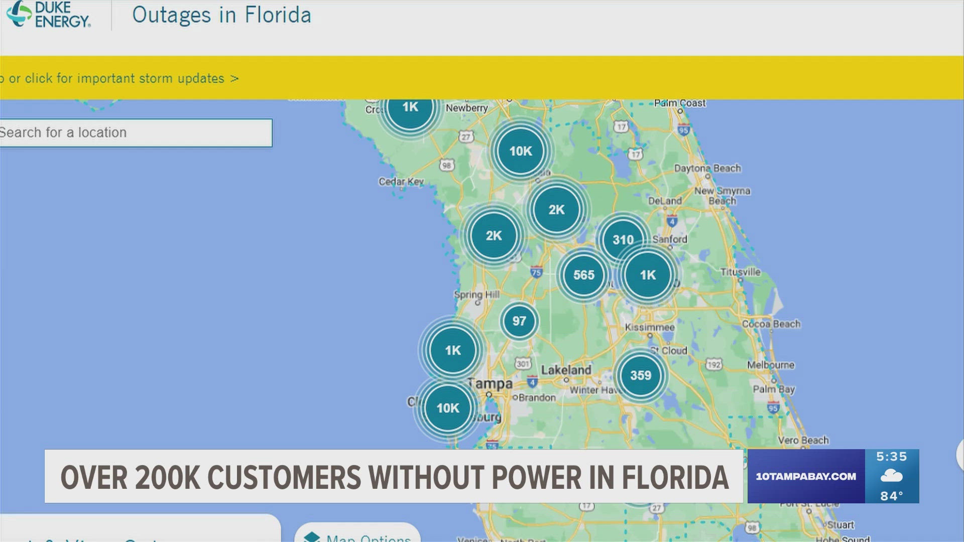 Hurricane Debby brought heavy rainfall, storm surge and strong winds to the Tampa Bay region.