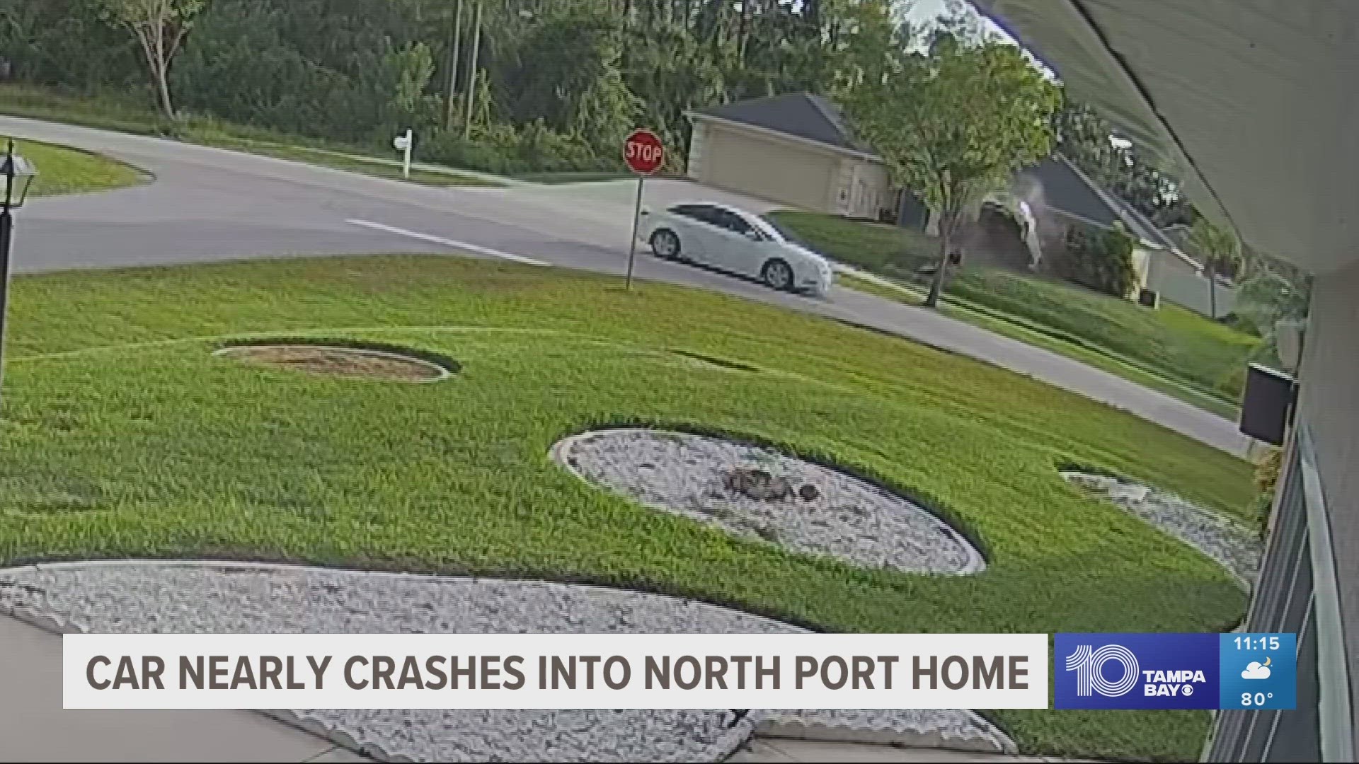It happened while the homeowner was filming and has since gone viral on TikTok.