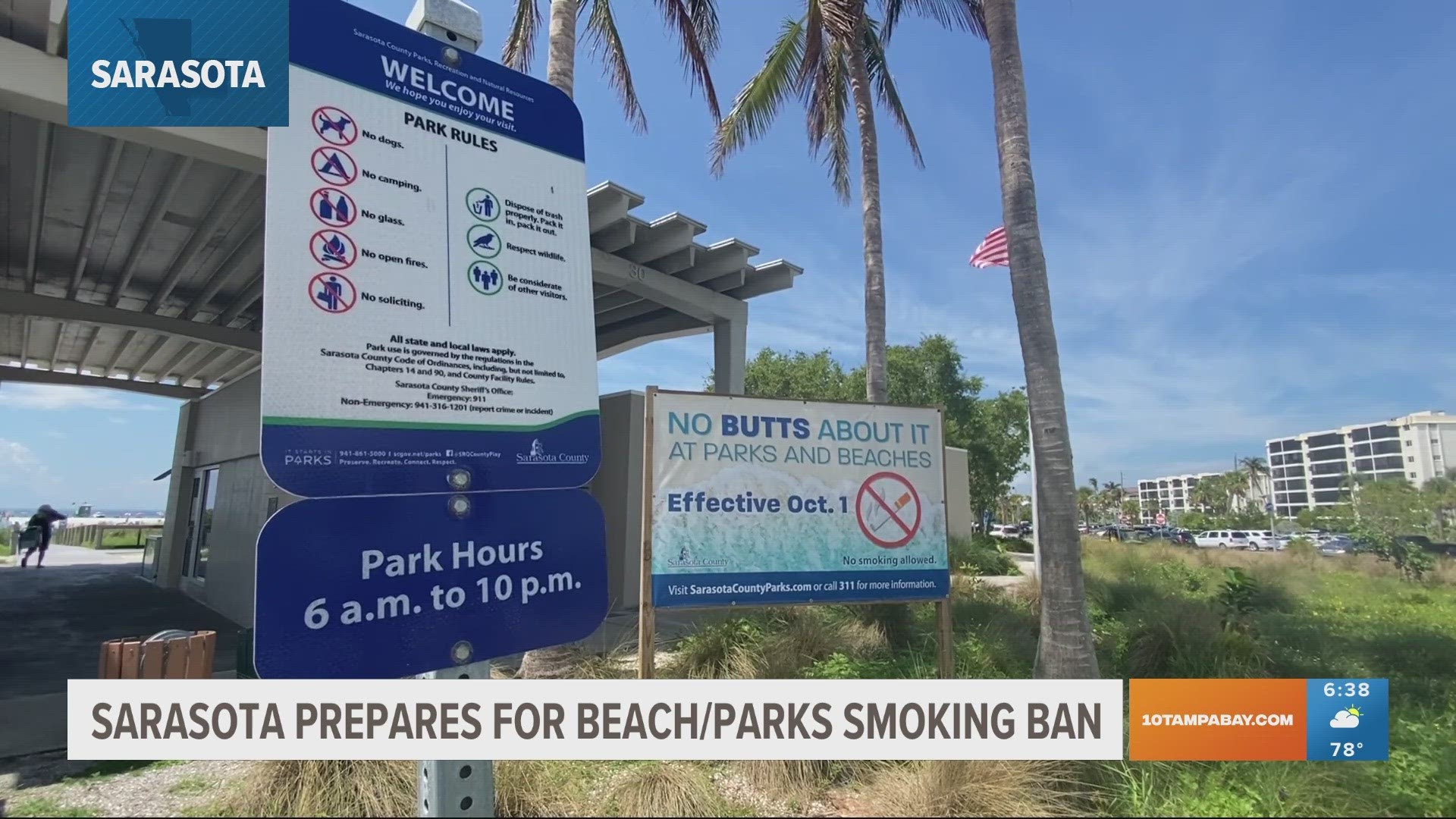A fine imposed for smoking at public parks is meant to prevent accidental wildfires and reduce littering.