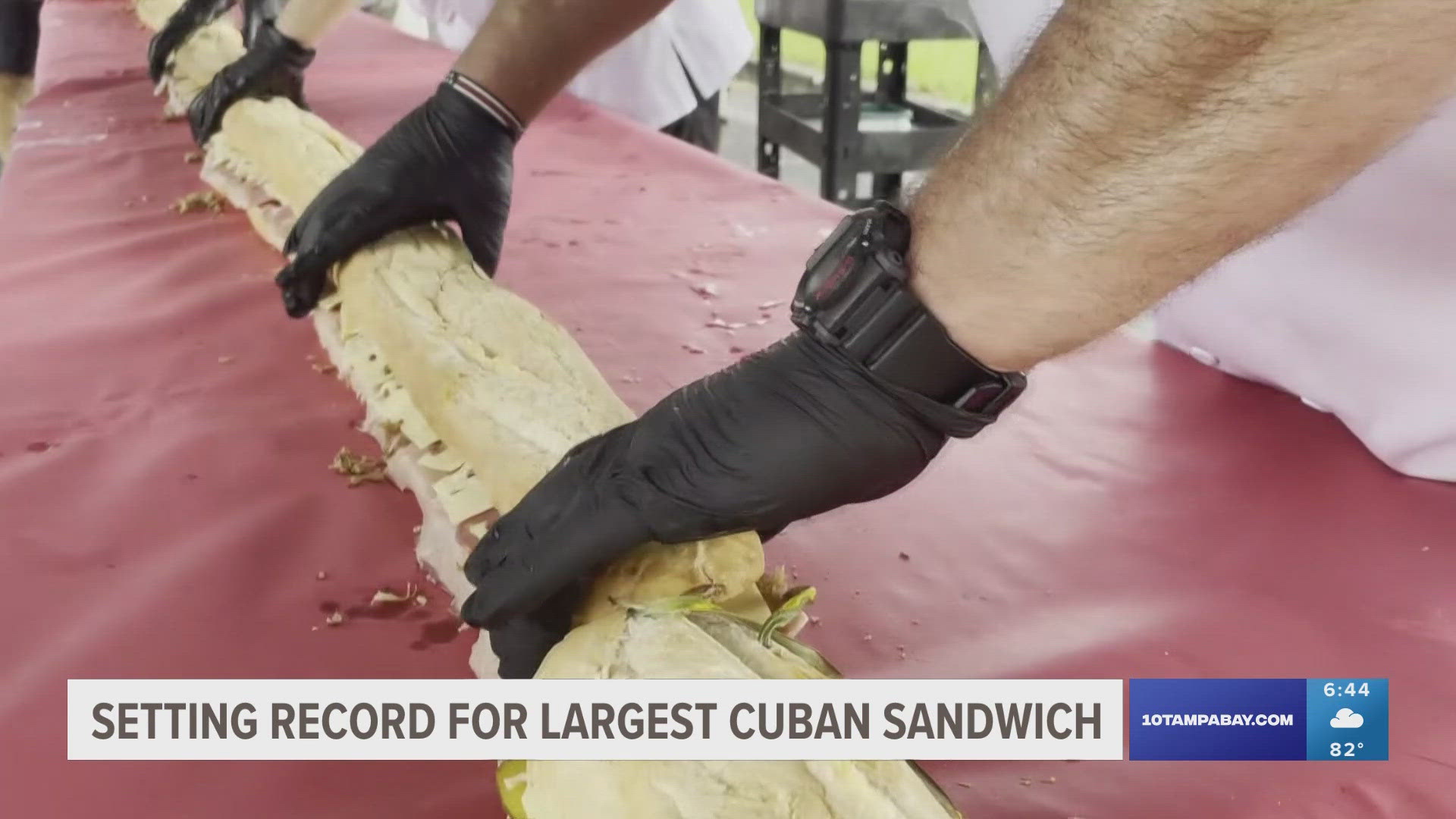 10 Tampa Bay's Nick Volturo has all the "mouthwatering" details from Sunday's Cuban Sandwich Festival.