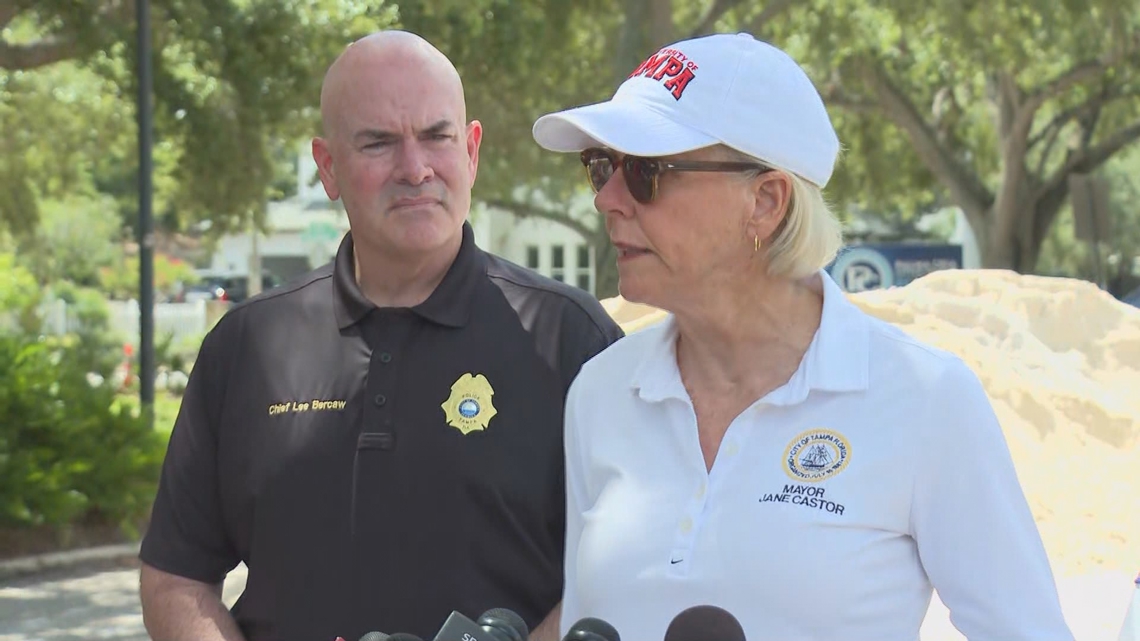 Tampa Mayor Jane Castor, city leaders discuss storm preps ahead of ...