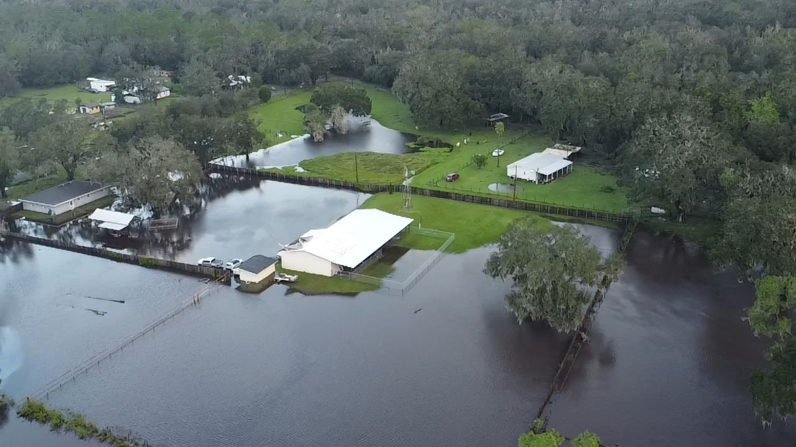 Dover residents still cut off by flooded roads following Milton