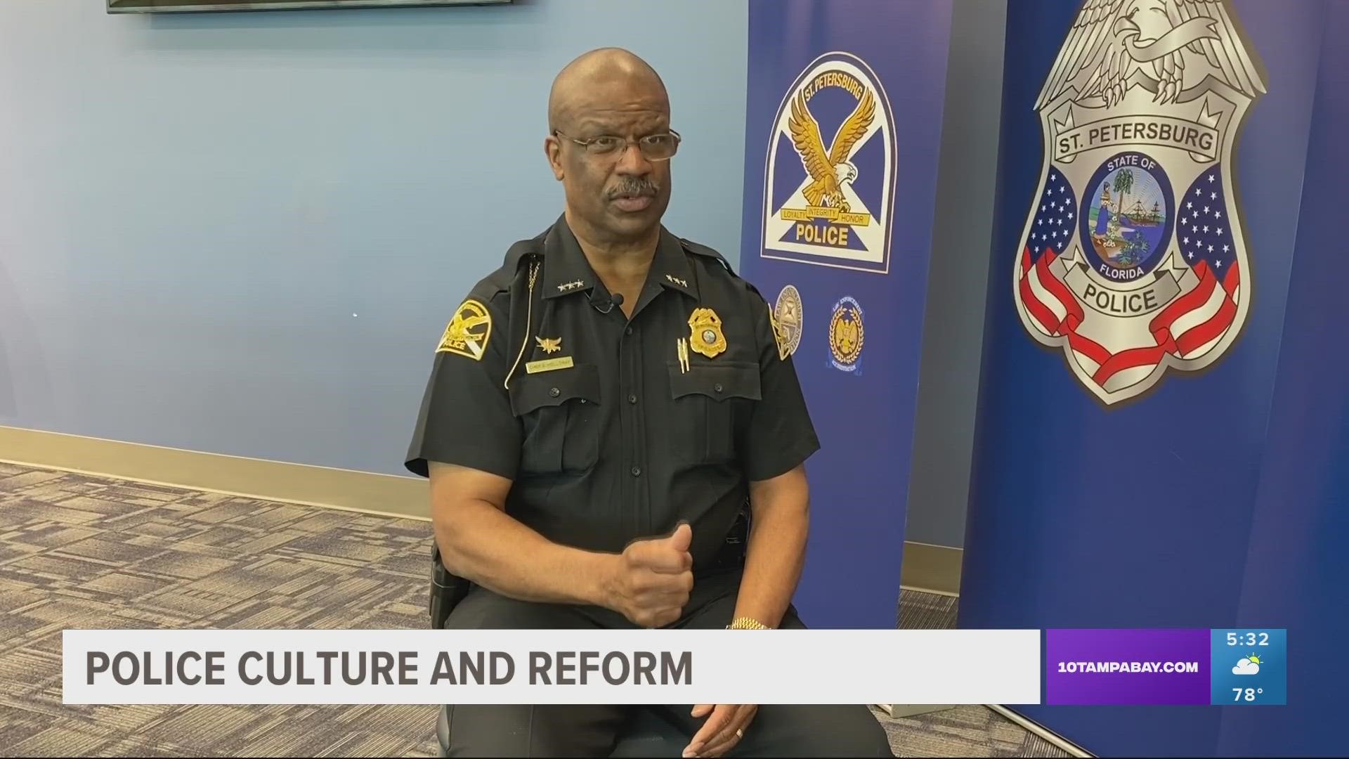 St. Petersburg Police Chief Anthony Holloway only allows experienced officers to work in special units.