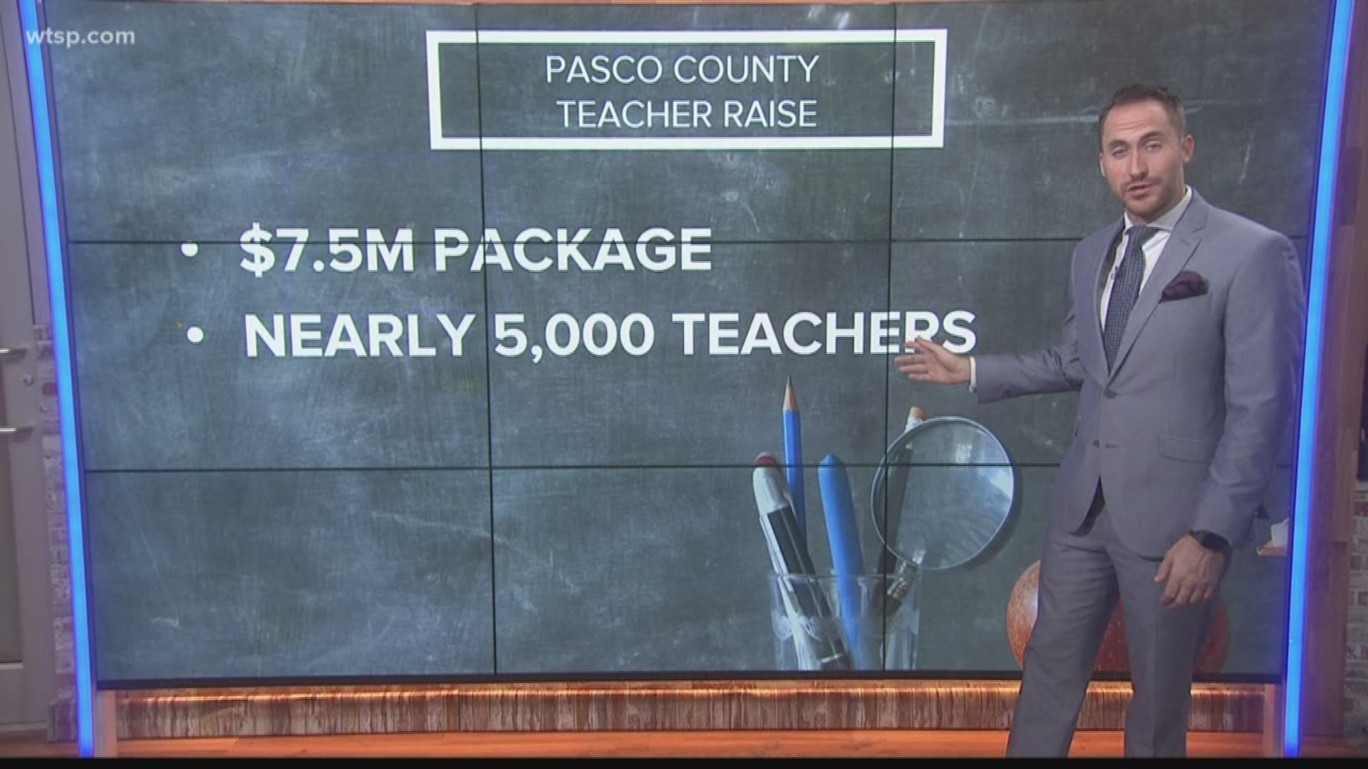 The plan includes 3.25 percent pay hikes and continued full-paid health benefits. The package includes an additional $7.5 million for pay to teachers.