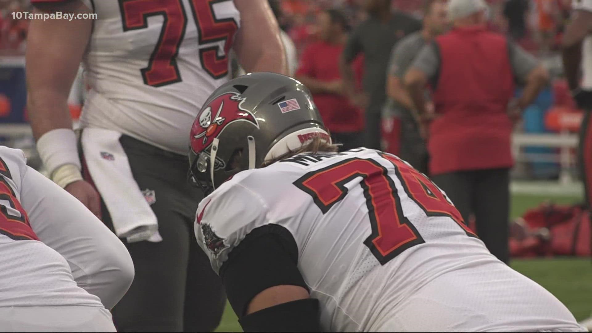 The Buccaneers offensive lineman is calling it a career at 28 years old.