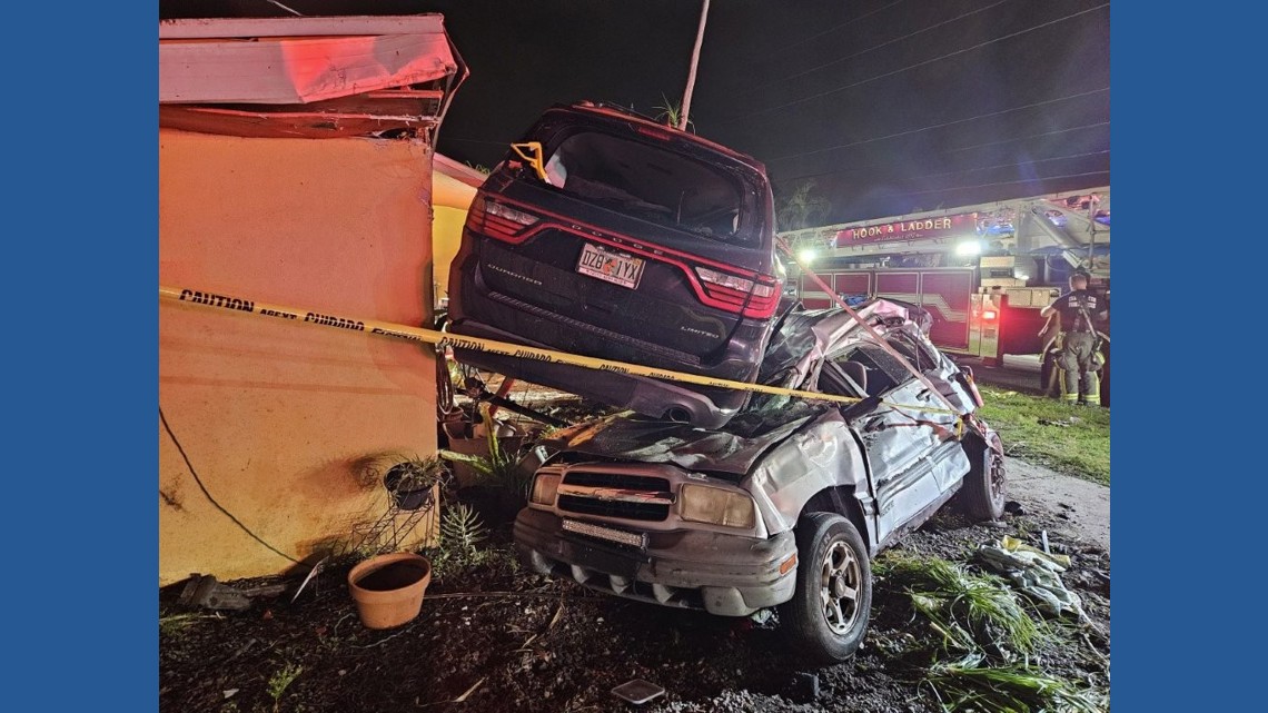 15-year-old driver loses control of car, crashes into house at high rate of speed