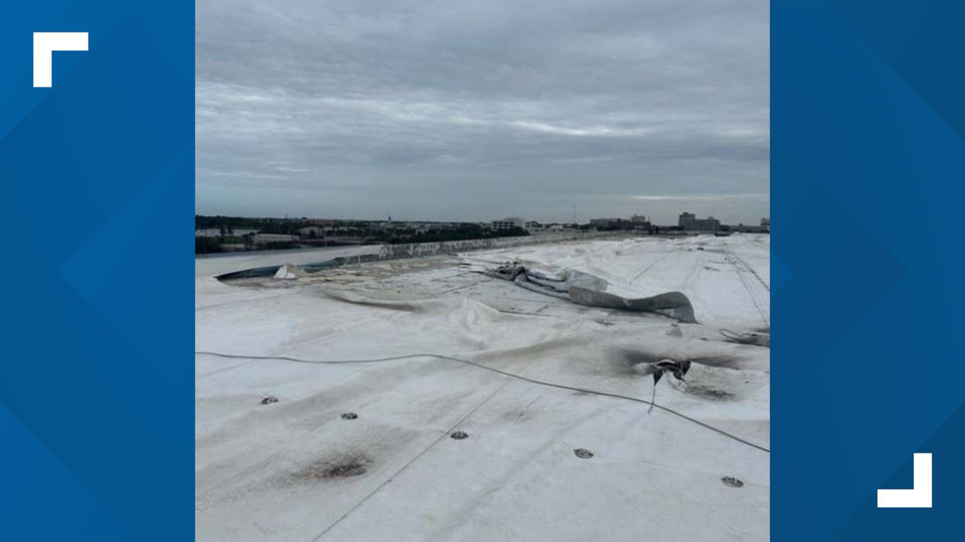 PHOTOS RP Funding Center sees damages after Milton